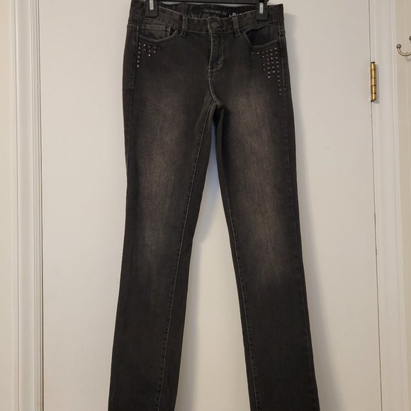 ❣️HP❣️ Calvin Klein Jeans blingy ultimate skinny black jeans size: 27/4 - Picture 2 of 6